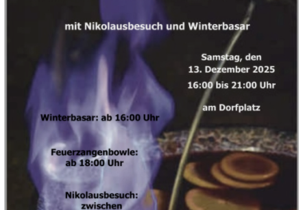Feuerzangenbowle unterm Weihnachtsbaum, © Heimatverein Fusenich Feuerzangenbowle unterm Weihnachtsbaum, © Heimatverein Fusenich