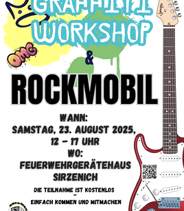 GRAFFITI WORKSHOP & ROCKMOBIL, © Stiftung Musikjugend Trier-Land GRAFFITI WORKSHOP & ROCKMOBIL, © Stiftung Musikjugend Trier-Land
