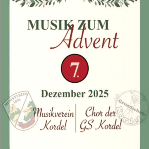 Musik zum Advent, © Musikverein Kordel - Chor GS Kordel Musik zum Advent, © Musikverein Kordel - Chor GS Kordel
