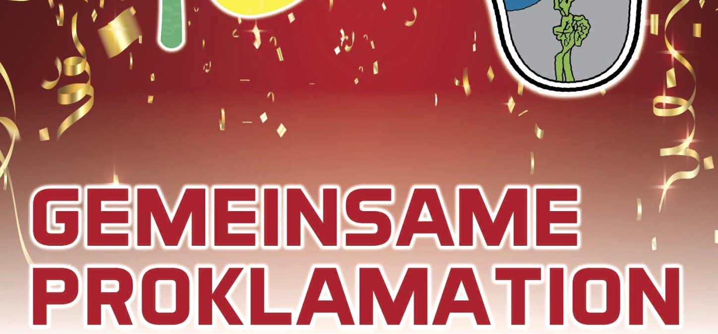Proklamation, © ICV und KVL Proklamation, © ICV und KVL