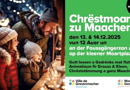 Weihnachtsmarkt, © Ville de Grevenmacher Weihnachtsmarkt, © Ville de Grevenmacher