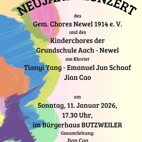 Neujahrskonzert, © Gem. Chor Newel e.V. Neujahrskonzert, © Gem. Chor Newel e.V.