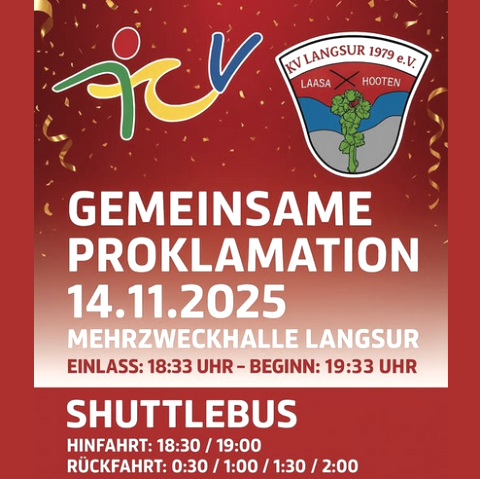 Proklamation, © ICV und KVL Proklamation, © ICV und KVL