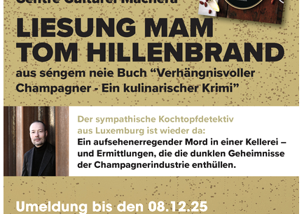 Lesung, © Maacher Bibliothéik Lesung, © Maacher Bibliothéik