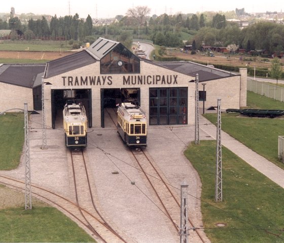 tram-26-ii-et-34-beim-depot-hollerech, © Musée des tramways tram-26-ii-et-34-beim-depot-hollerech, © Musée des tramways