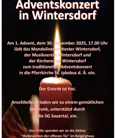 Adventskonzert, © OV Wintersdorf Adventskonzert, © OV Wintersdorf