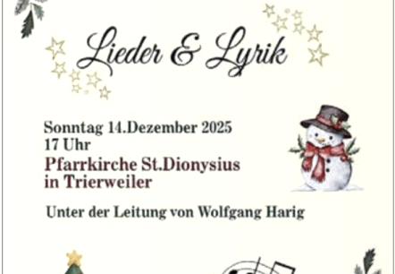 Lieder & Lyrik, © Musikverein Sirzenich Lieder & Lyrik, © Musikverein Sirzenich