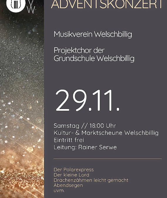 Adventskonzert, © MV Welschbillig Adventskonzert, © MV Welschbillig