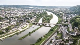 Vue sur Trèves, destination du sentier de l'Eifel, © Eifel Tourismus GmbH, D. Ketz
