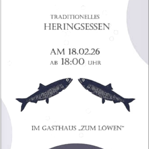 Traditionelles Heringsessen, &copy; Gasthaus "Zum L&ouml;wen"