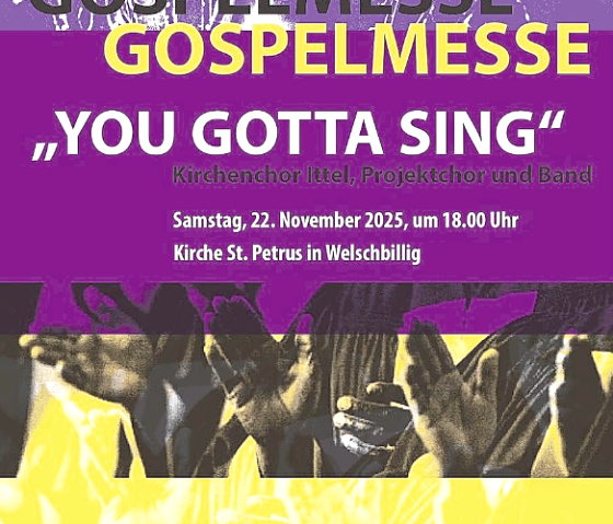 Gospelmesse, © Kirchenchor Ittel