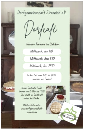 Dorfcafé, © Dorftreff Sirzenich e.V.