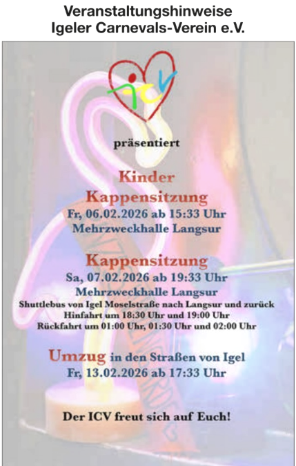 Carnaval in Igel, &copy; ICV