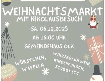 Weihnachtsmarkt, © Sport- und Frizeitclub Olk