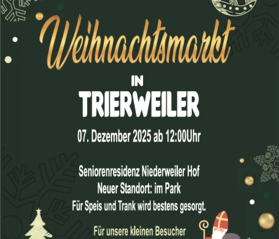 Weihnachtsmarkt, © Seniorenresidenz Niederweiler Hof