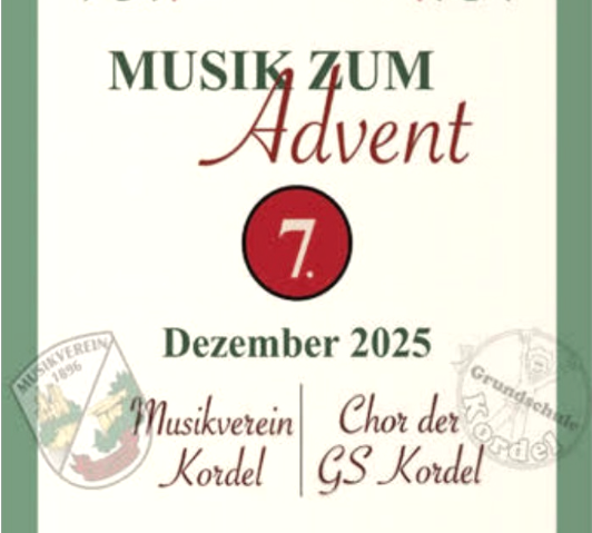 Musik zum Advent, © Musikverein Kordel - Chor GS Kordel