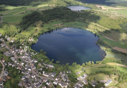 Sentier de l'Eifel, Schalkenmehrener et Weinfelder Maar, © Eifel Tourismus GmbH - Helmut Gassen