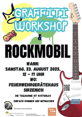 GRAFFITI WORKSHOP & ROCKMOBIL, © Stiftung Musikjugend Trier-Land