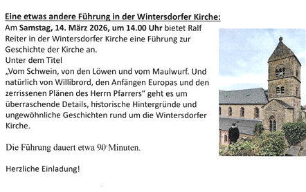 F&uuml;hrung Kirche Wintersdorf, &copy; Ralf Reiter