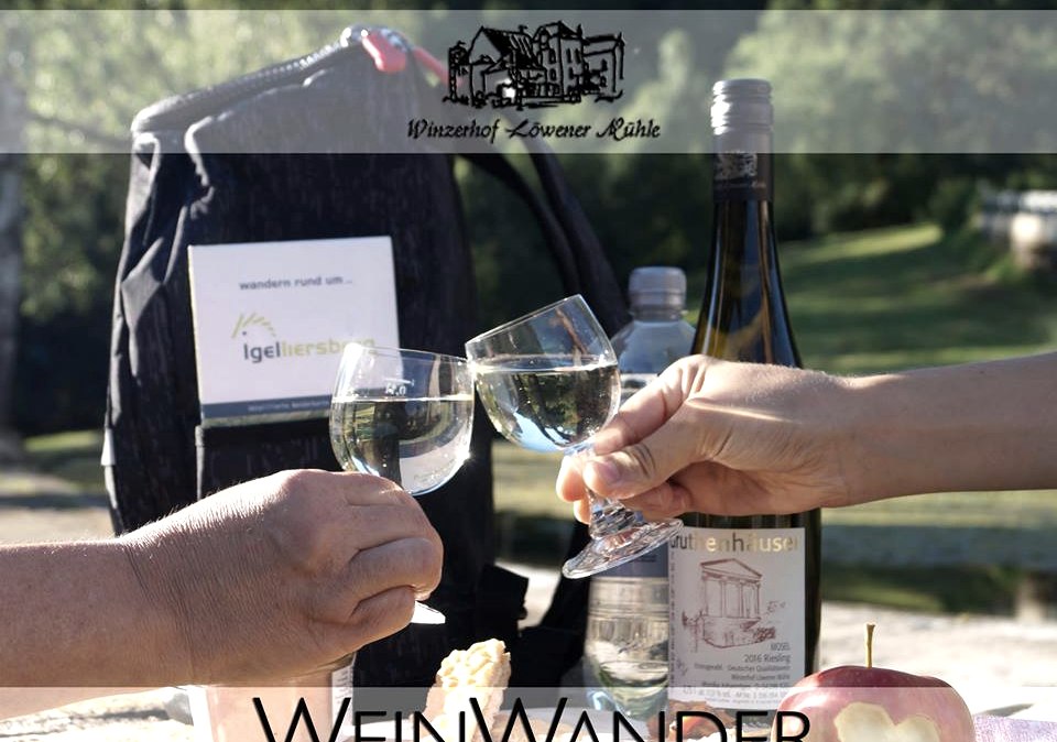 Weinwander-Rucksack, &copy; Winzerhof L&ouml;wener M&uuml;hle