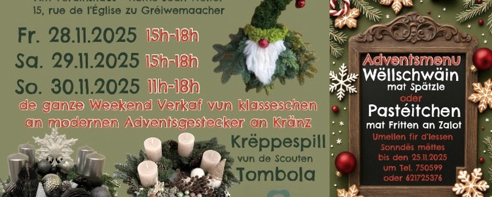 Adventsverkauf, © Grevenmacher Guiden a Scouten
