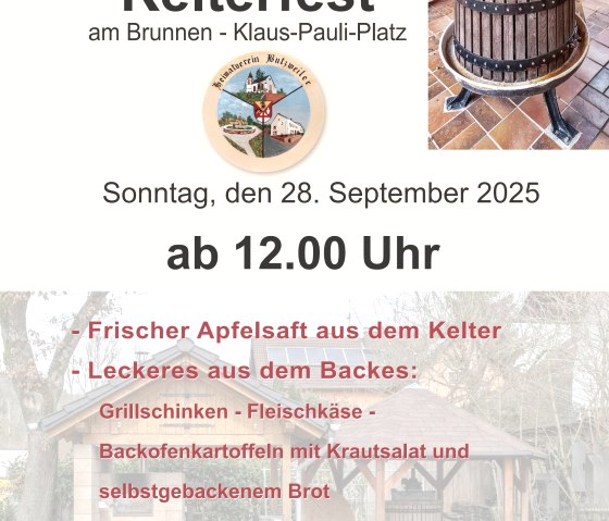 Kelterfest, © Heimatverein Butzweiler