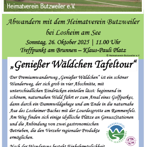 Abwandern, © Heimatverein Butzweiler e.V.