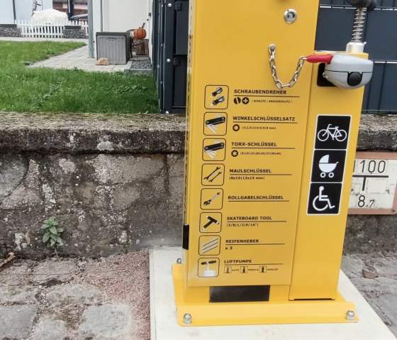 Rad Reparaturstation 3, &copy; Deutsch-Luxemburgische Tourist Information