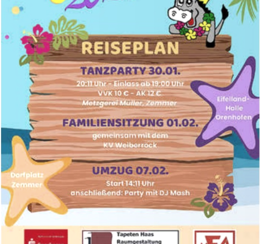 Karneval in Zemmer, &copy; KV Zemmer