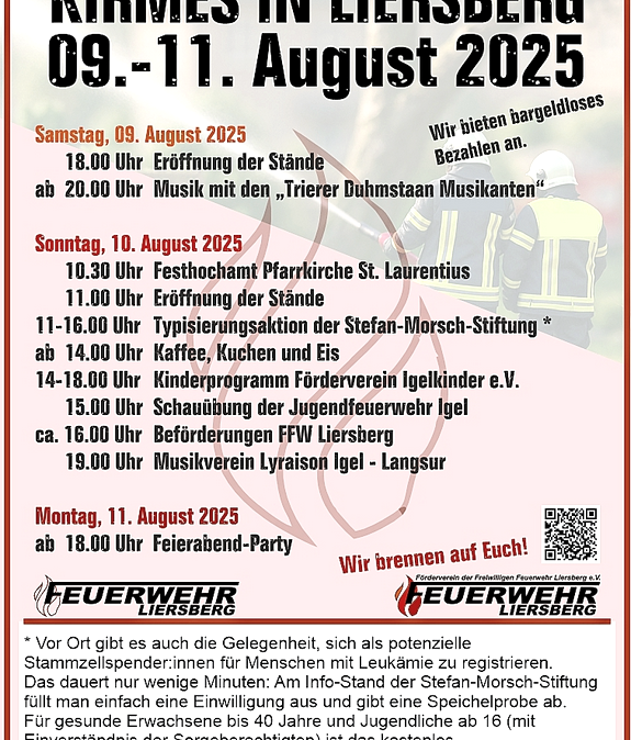 Liersberger Kirmes, © FW Liersberg
