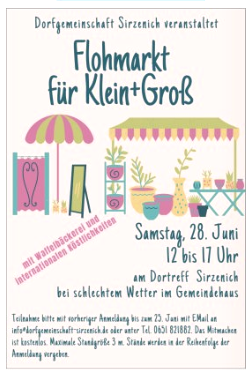 Flohmarkt, © Dorfgemeinschaft Sirzenich