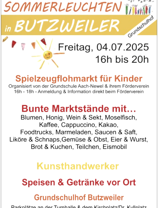 Sommerleuchten Butzweiler, © Förderverein Grundschule Aach-Newel