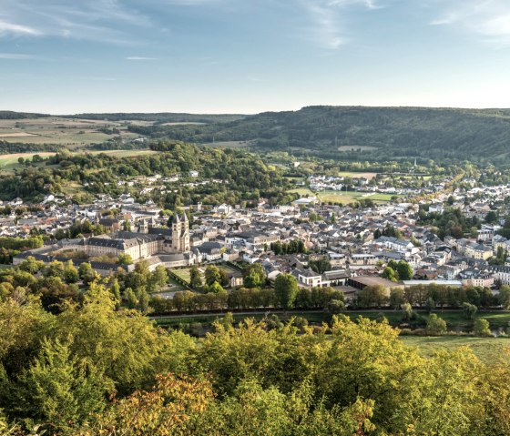 Uitzicht op Echternach en de Sûre, © Eifel Tourismus GmbH, D. Ketz