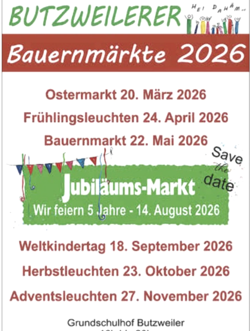 Butzweilerer Bauernm&auml;rkte, &copy; Gemeinde Butzweilerr