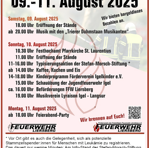 Liersberger Kirmes, © FW Liersberg
