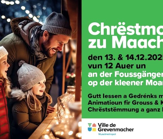 Weihnachtsmarkt, © Ville de Grevenmacher