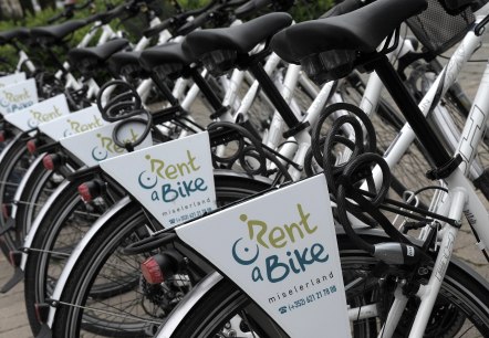 Fahrrad Rent a bike, &copy; ORT Miselerland