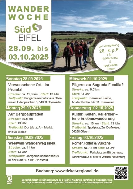 Hiking week south EIFEL, © Deutsch-Luxemburgische Tourist Info