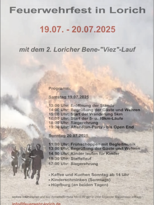 Feuerwehrfest Lorich, © Feuerwehr Lorich